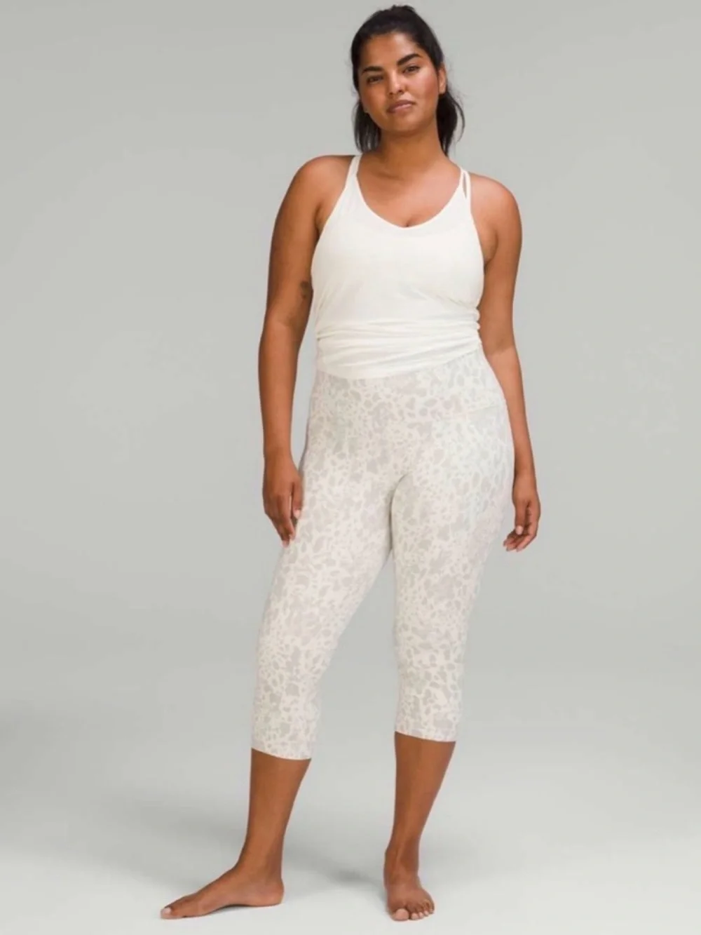 Lululemon Align HR Leggings Cheetah Antique white 2 - Picture 1 of 6